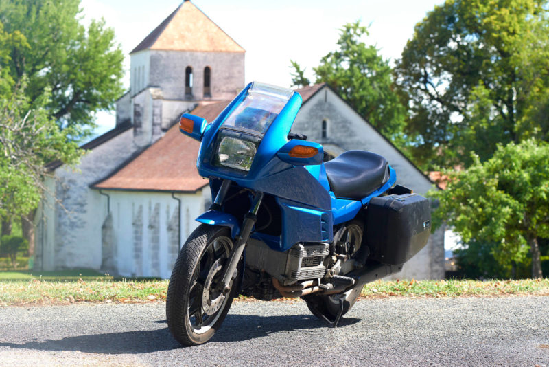 BMW K100RS, K 100 RS, bleue, 3-4